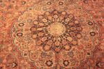 Medallion of Antique Persian Tabriz Floral Area Rug 72233 by Nazmiyal Antique Rugs