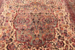 Medallion of Antique Persian Tehran Rug 71383 by Nazmiyal Antique Rugs