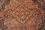 Medallion Of Central Medallion Antique Persian Mohtashem Kashan Rug 72453 by Nazmiyal Antique Rugs