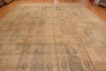 Top of Antique Oversized Garden Design Persian Tabriz Rug 72085 by Nazmiyal Antique Rugs