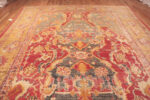Top of Large Antique Turkish Ghiordes Rug 71453 by Nazmiyal Antique Rugs