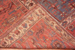 Weave of Large Antique Persian Serapi Rug 72870 by Nazmiyal Antique Rugs