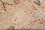 Weave of Light Cream Tribal Contemporary Room Size Rug 11291 by Nazmiyal Antique Rugs