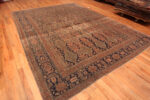 Whole View Of Antique Persian Mohtashem Kashan Area Rug 72480 by Nazmiyal Antique Rugs