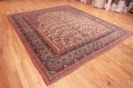 Whole View of Prayer Design Antique Persian Kerman Floral Rug 72869 by Nazmiyal Antique Rugs