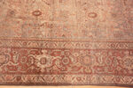 Border of Antique Blue Hue Persian Sultanabad Geometric 72895 by Nazmiyal Antique Rugs