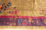 Border of Antique Chinese Art Deco Room Size Rug 72885 by Nazmiyal Antique Rugs