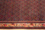 Border of Fine Small Antique Blue Persian Herati Design Senneh Rug 72452 by Nazmiyal Antique Rugs