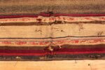 Border of Small Beautiful Antique American Hooked Rug 2698 by Nazmiyal Antique Rugs