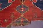Close Up Of Antique Central Anatolian Karapinar Rug Fragment 72606 by Nazmiyal Antique Rugs