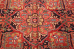 Close Up of Antique Rustic Persian Heriz 72873 by Nazmiyal Antique Rugs