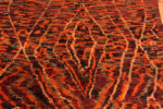 Close Up of Primitive Vintage Moroccan Rug 70563 by Nazmiyal Antique Rugs