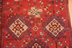 Close Up Of Tribal Antique Central Anatolian Runner Rug 72598 by Nazmiyal Antique Rugs