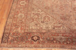 Corner of Antique Blue Hue Persian Sultanabad Geometric 72895 by Nazmiyal Antique Rugs