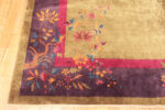 Corner of Antique Chinese Art Deco Room Size Rug 72885 by Nazmiyal Antique Rugs
