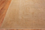 Corner of Antique Geometric Turkish Oushak Rug 72847 by Nazmiyal Antique Rugs