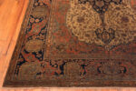 Corner of Classic Fine Antique Persian Kashan Mohtasham Rug 72454 by Nazmiyal Antique Rugs