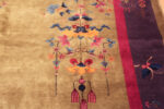 Details of Antique Chinese Art Deco Room Size Rug 72885 by Nazmiyal Antique Rugs