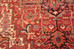 Details of Antique Rustic Persian Heriz 72873 by Nazmiyal Antique Rugs