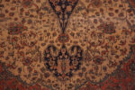 Details of Classic Fine Antique Persian Kashan Mohtasham Rug 72454 by Nazmiyal Antique Rugs