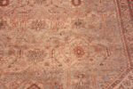 Florals of Antique Blue Hue Persian Sultanabad Geometric 72895 by Nazmiyal Antique Rugs