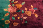 Florals of Open Field Antique Chinese Art Deco Floral Rug 72879 by Nazmiyal Antique Rugs