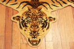 Head of Vintage Tiger Animal Pelt Design Rug 72896 by Nazmiyal Antique Rugs