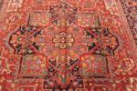 Medallion of Antique Rustic Persian Heriz 72873 by Nazmiyal Antique Rugs