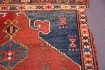 Motifs Of Antique Central Anatolian Karapinar Rug Fragment 72606 by Nazmiyal Antique Rugs