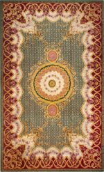 Oversized Antique Spanish Savonnerie Rug 72914 by Nazmiyal Antique Rugs