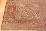 Side of Antique Blue Hue Persian Sultanabad Geometric 72895 by Nazmiyal Antique Rugs
