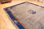 Side View of Antique Chinese Art Deco Central Medallion Area Rug 72888 by Nazmiyal Antique Rugs