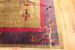 Side of Antique Chinese Art Deco Room Size Rug 72885 by Nazmiyal Antique Rugs