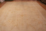 Top of Antique Geometric Turkish Oushak Rug 72847 by Nazmiyal Antique Rugs