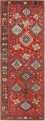 Tribal Antique Central Anatolian Runner Rug 72598 by Nazmiyal Antique Rugs