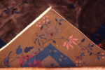 Weave of Antique Chinese Art Deco Brown Rug 72893 by Nazmiyal Antique Rugs