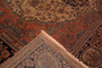 Weave of Classic Fine Antique Persian Kashan Mohtasham Rug 72454 by Nazmiyal Antique Rugs