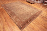 Whole View of Antique Blue Hue Persian Sultanabad Geometric 72895 by Nazmiyal Antique Rugs