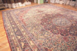 Whole View of Fine Floral Animal Design Antique Oversized Persian Tabriz Rug 72518 by Nazmiyal Antique Rugs