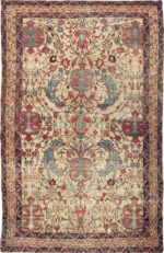 Antique Persian Kerman Shabby Chic Rug 72966 by Nazmiyal Antique Rugs