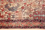 Border Of Antique Persian Kerman Shabby Chic Rug 72966 by Nazmiyal Antique Rugs