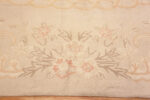 Border of Large Antique French Aubusson Design American Hooked Rug 72415 by Nazmiyal Antique Rugs