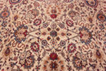 Close Up of Large Vintage Persian Kashan Floral Rug 72971 by Nazmiyal Antique Rugs