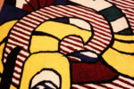 Close Up of Mid-Century Modern Pop Art Rug By Roy Lichtenstein 71944 by Nazmiyal Antique Rugs