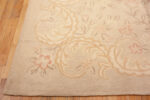 Corner of Large Antique French Aubusson Design American Hooked Rug 72415 by Nazmiyal Antique Rugs