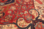 Details of Oversized Antique Persian Heriz Serapi Rug 72694 by Nazmiyal Antique Rugs