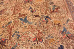 Hunters of Fine Large Antique Persian Tabriz Hunting Scene Rug 72897 by Nazmiyal Antique Rugs