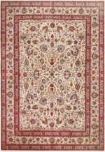 Large Vintage Persian Kashan Floral Rug 72971 by Nazmiyal Antique Rugs
