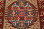 Medallion of Silk Antique Turkish Kilim 72950 by Nazmiyal Antique Rugs