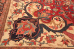 Motifs of Oversized Antique Persian Heriz Serapi Rug 72694 by Nazmiyal Antique Rugs
